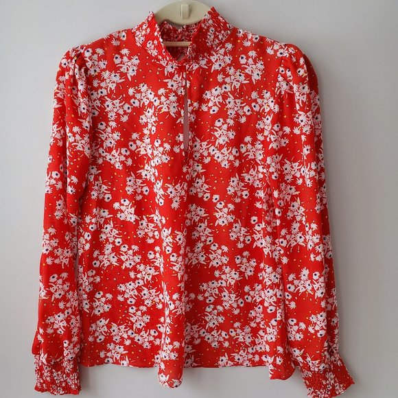 Socialite mock neck blouse - Picture 1 of 7